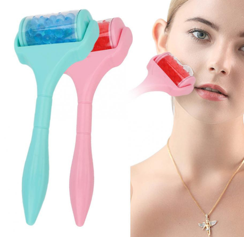 Handheld Face Ice Roller Cold Compress Pain Relief Skin Tightening Cooling Massager Face Lift