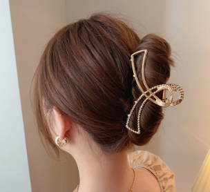 Korean Metal Large Hair Clamp Elegant Hairpin for Women Girls Hair Accessories