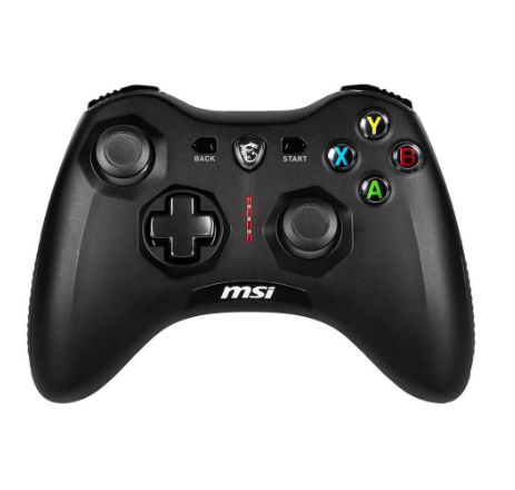 MSI Force Gc30 V2 Black Wireless Gamepad For Windows 10/8.1/7 Android 4.1 Above OTG