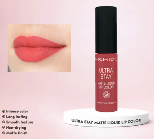 NICHIDO Ultra Stay Matte Liquid Lip Color - Chic Café