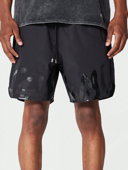 SUMWON Nylon Short With Graphic For Daily Wear