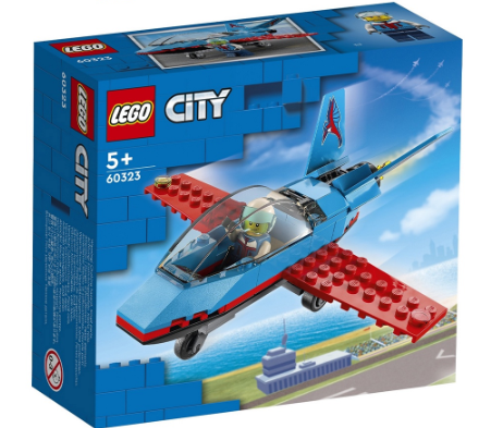 LEGO® City 60323 Stunt Plane, Age 5+, Building Blocks, 2022 (59pcs)