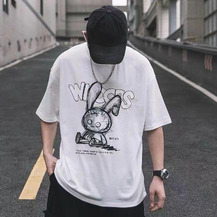Korean Tshirt for Men Oversized Shirt for Man Size M-2XL