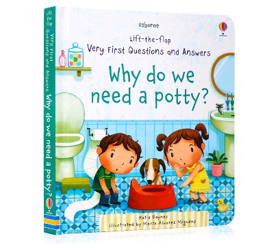 Usborne Lift-the-Flap Very First Questions and Answers Why Do We Need A Potty 3D Flap Board Books