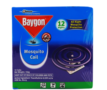 Baygon Mosquito Coil 6 packs