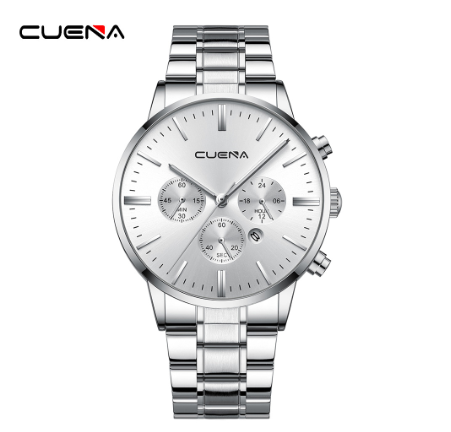 CUENA men's watches original brand fashion simple quartz waterproof models 6080 M5