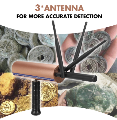 AKS 3D Metal Detector Detective 1200m Long Range Gold