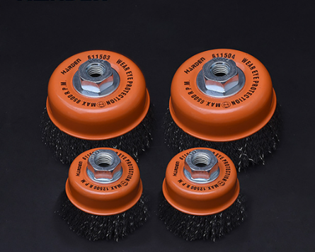 Harden 75mm-125mm x m14 x 1.5-2.0 Cup Wire Brush With Nut