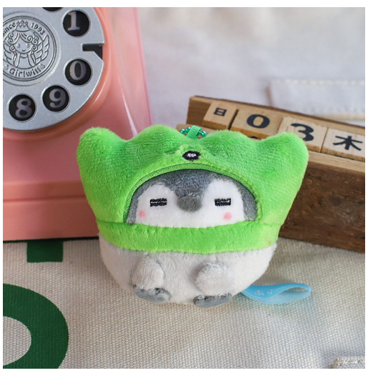 Koi Penguin Plush Doll Small Pendant Bag Pendant Charm Doll Keychain Toy Doll F20
