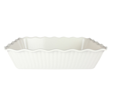 Melawares Ivory 3 Piece 13 inch Rectangular Server Set