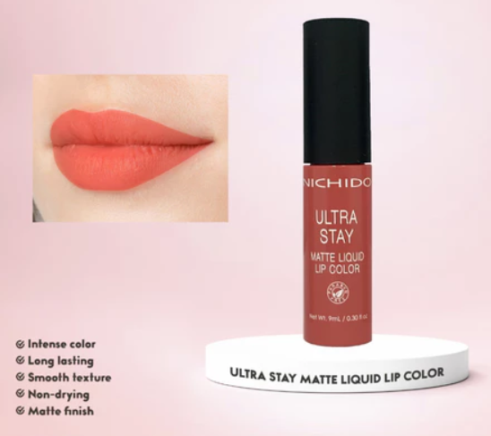 NICHIDO Ultra Stay Matte Liquid Lip Color - Chill Pill