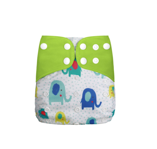 Reusable Waterproof Diaper With Single Size Print D48
