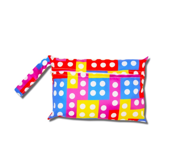 Waterproof Reusable Baby Diaper Bags Cartoon Print Wet Dry Nappy Zipper Handbag Stroller Carry Pack Outdoor Storage DB3