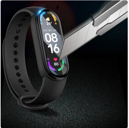 10D Protective Film For Xiaomi Mi Band 4 5 6 7 NFC Screen Protector Full Cover Film Glass Smart Watch Strap Bracelet Accessories