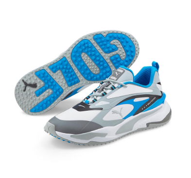 PUMA Unisex GS-Fast Golf Shoes (White)