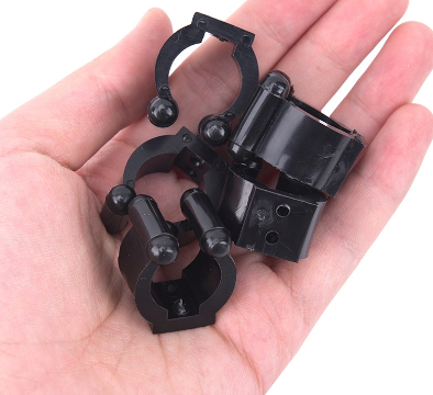 5Pcs Plastic Club Clip Fishing Rod Pole Storage Rack Tip Clamps Holder