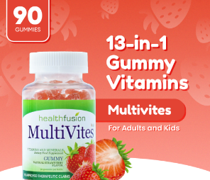 Health Fusion MultiVites Vegan & Gluten-Free 90 Gummies