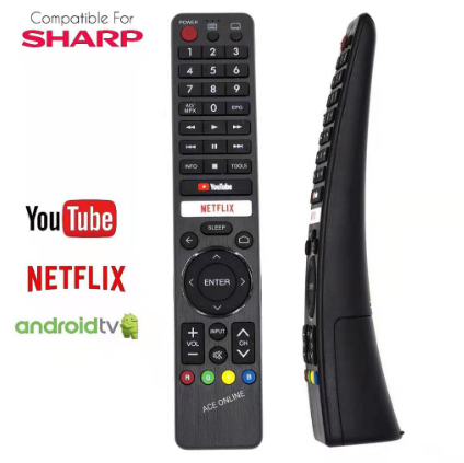 SHARP LED/Android TV /Smart TV Remote Control Compatible With GB326WJSA, GB238WJSA, GB289WJSA GB105WJSA, GA806WJSA,