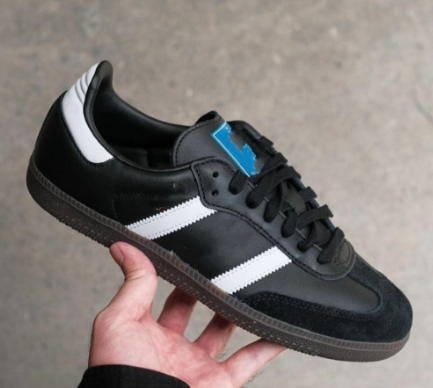 Samba Black White Blue Sneakers Low Cut Skateboard Shoes for Men