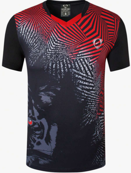 1pc Men's Breathable Short Sleeve Sports T-Shirt For Tennis, Golf, Bowling, Running, Etc. (Color: Black), LSL253