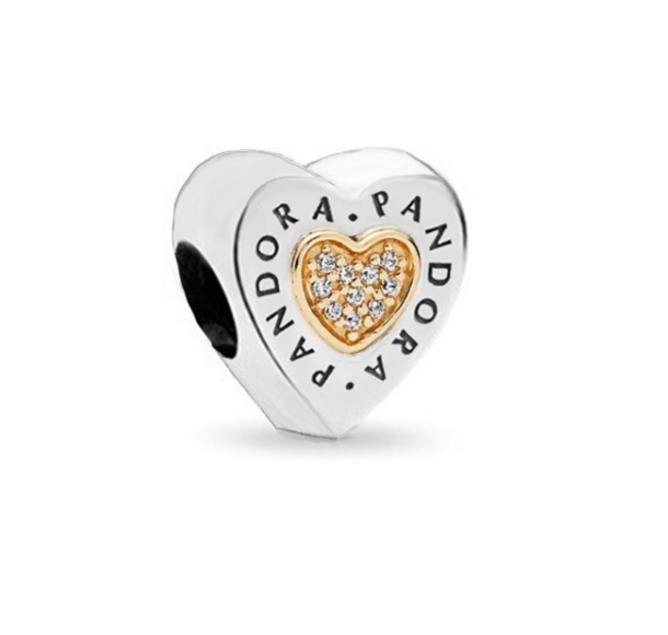 Pandora Classic 925 Silver Charms Crown Heart S925 Charm S9