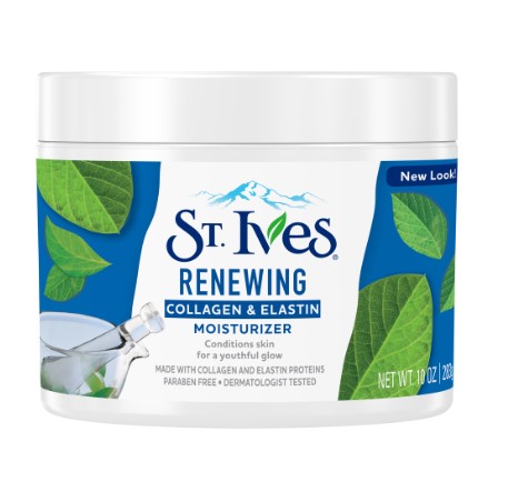 ST. IVES Facial Moisturizer Timeless Skin Collagen Elastin 10OZ
