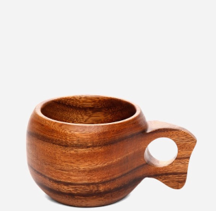CAMPING WOODEN CUP 200ML