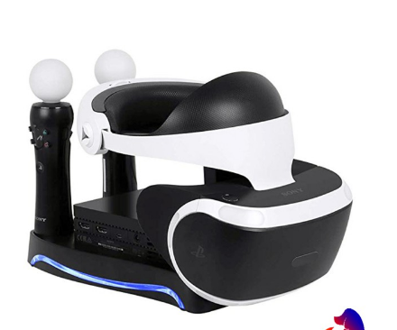 Second Generation 4 in 1 PS4 PS Move VR Charging Storage Stand PSVR Headset Bracket for PS VR Move