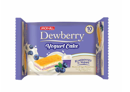 Jack 'n Jill Dewberry Yogurt Cake Blueberries n Yogurt  10's  25g