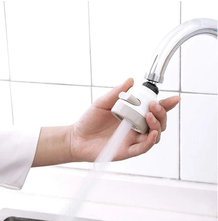 1Pc Water Save AntiSplash Rotatable Faucet Filter Spray Tap Head