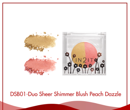 N2IT Duo Sheer Shimmer Blush SPF30 PA+++ 01-DSB