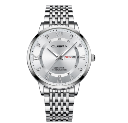 CUENA Men's Watches Fashion Casual sports Business Decorative Dial Quartz Water Resistant 6008 06