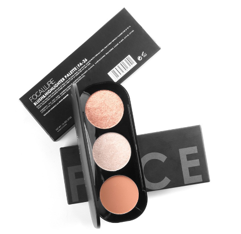 Focallure Blush Highlighter Palette Natural Soft Smooth