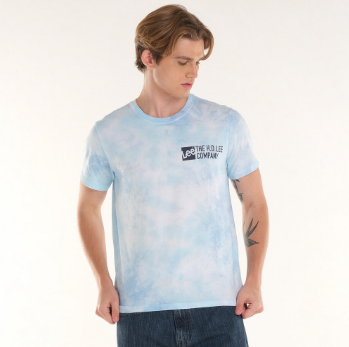 Lee Tiedye Cloud Wash T-Shirt for Men