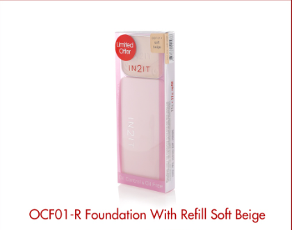 IN2IT Oil Control Oil 2way Foundation with Refill Make-up 01-OCFR