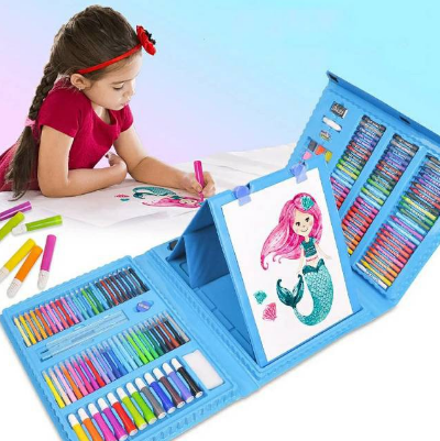 Coloring Art Set for Kids 208 pcs