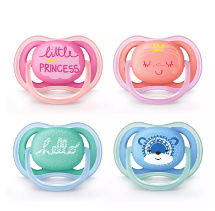 Philips AVENT 6-18m Ultra Air Pacifier, 2-packUltra Air Pacifier Pacifier Set 6-18 Months Baby Pacifier Infant Pacifier BPA-Free Pacifier Orthodontic Pacifier Silicone Pacifier Baby Essentials Baby Pr