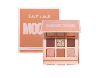 NEW BEAUTY GLAZED 9 Colors Sun Color Shimmer Matte Glitter Eye Shadow Palette