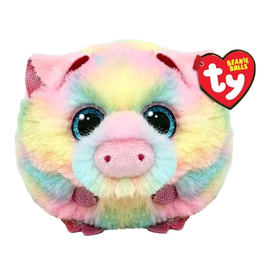 10cm Ty Big Eyes Stuffed Pea Stuffed Bubble Ball Series Animal Collection Unicorn Rat Owl Monkey Boy Girl Birthday Gift A19