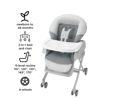 Aprica Nemyu Easy Wash 0-48m Rocker/Bed & High Chair