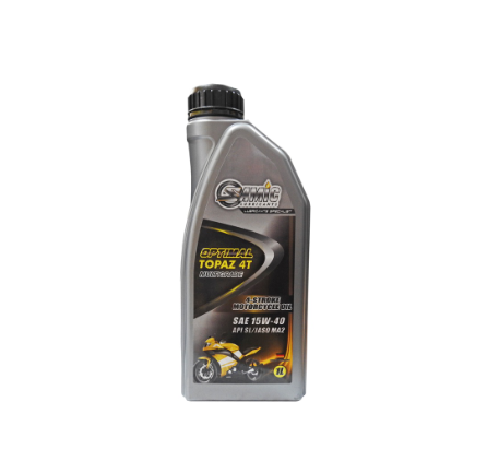 Samic Optimal Topaz 4T SL/JASO MA2 15W40 Multigrade Motorcycle Engine Oil (1 Liter)