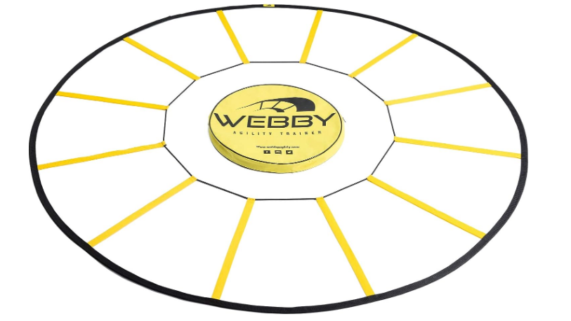 Agility Trainer – Circle Speed and Agility Ladder for High Intensity Reactive Footwork Drills and Skills – A Circular Piece of Reaction Training Equipment That Changes The Way You Move