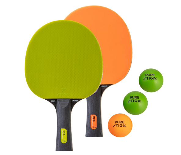 STIGA Pure Color Advance 2-Player Table Tennis Set - Great Ping Pong Starter Set For Beginners