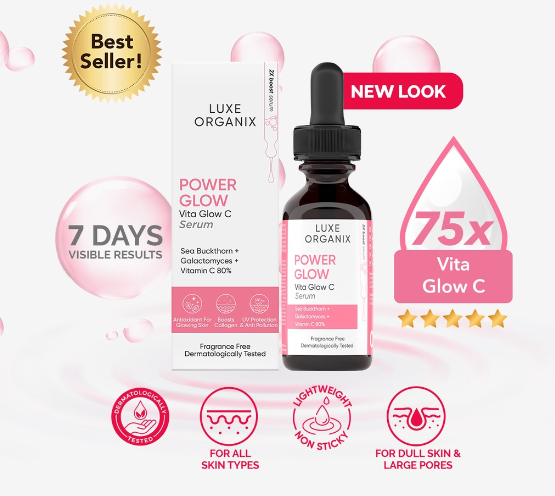 Luxe Organix Power Glow Vit. C 20% Serum 30mL