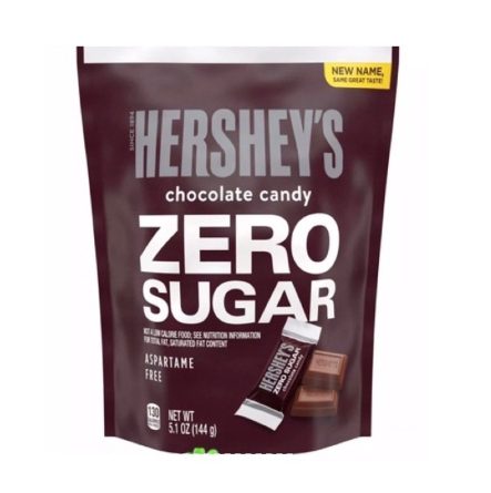 Hershey's Zero Sugar Chocolate Candy Bars 144g