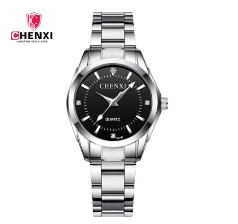 Binbond Original Luxury Women's Stainless Steel Waterproof Luxury Simple Fashion Ladies Watch Couple Watch Quartz Wrist Watch F6