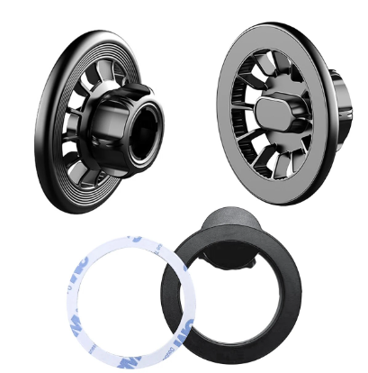 For MagSafe Magnetic Ring Holder for iPhone 14 13 12 mini pro max Car Mount Magnet Phone Holder Stand Metal Plate 360 Degree