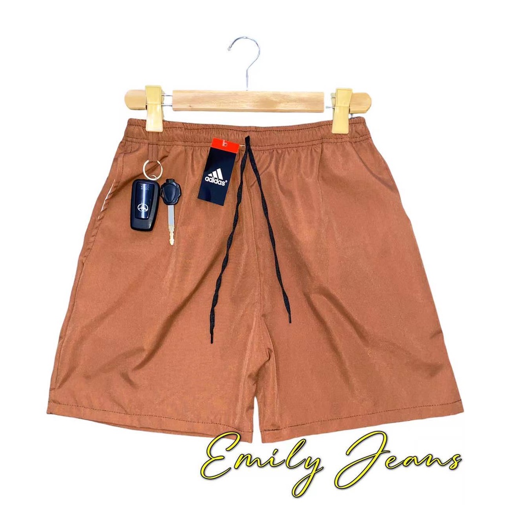 EMILY Casual Plain Urban Pipe Tailored Short for Men with Key Chain Holder