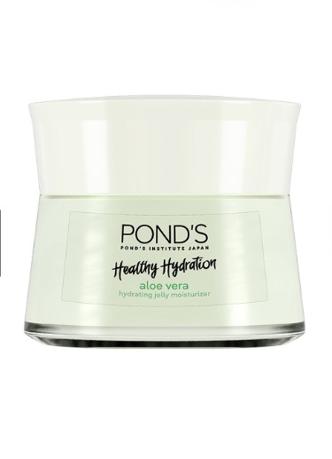 Ponds Aloe Vera Jelly Moisturizer with Vitamin B3 for Hydrated Skin 50G