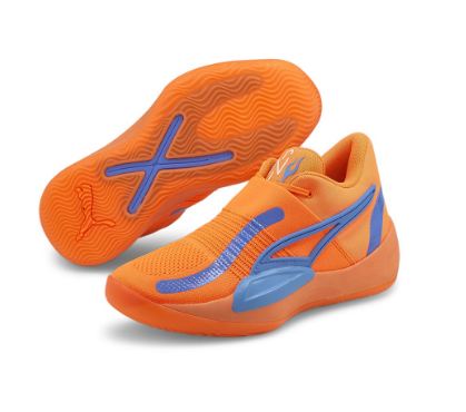 PUMA Unisex Neymar Jr Rise NITRO Basketball Shoes (Orange)